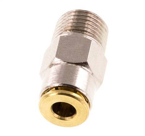 Racor de 4mm x R1/8'' con rosca macho de latón NBRAlta presión [2 piezas]