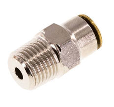 Racor rápido de 4mm x M 10 x 1 (cónico) con rosca macho de latón NBRAlta presión [2 piezas]