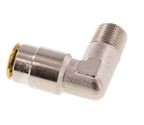 Codo de 6mm x R1/8'' de 90 grados con rosca macho de latón NBRAlta presión [2 piezas]