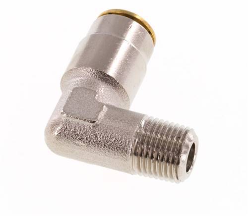 Codo de 6mm x R1/8'' de 90 grados con rosca macho de latón NBRAlta presión [2 piezas]