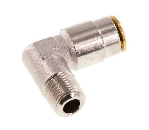 Codo de 6mm x R1/8'' de 90 grados con rosca macho de latón NBRAlta presión [2 piezas]