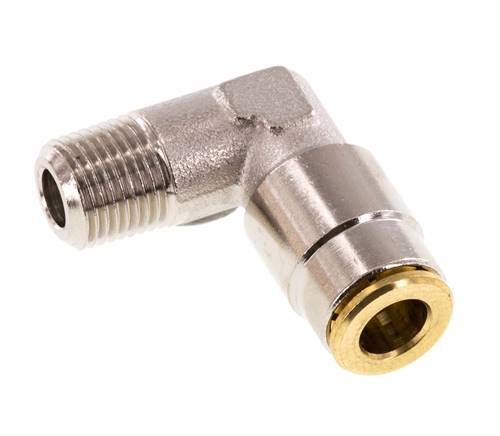 Codo de 6mm x R1/8'' de 90 grados con rosca macho de latón NBRAlta presión [2 piezas]