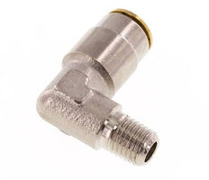 6mm x M 8 x 1 (cónico) Codo de 90deg Racor con rosca macho Latón NBRAlta presión [2 piezas]
