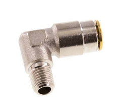 6mm x M 8 x 1 (cónico) Codo de 90deg Racor con rosca macho Latón NBRAlta presión [2 piezas]