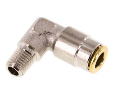 6mm x M 8 x 1 (cónico) Codo de 90deg Racor con rosca macho Latón NBRAlta presión [2 piezas]