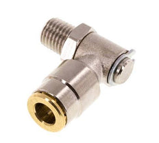 6mm x M 8 x 1 (cónico) Codo de 90º con rosca macho Latón NBR GiratorioAlta presión