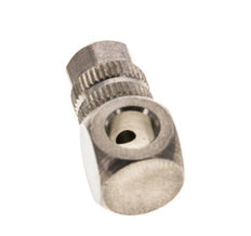 Conector Latón Niquelado Banjo en T 4,3x3 & M5 de Rosca [2 piezas]