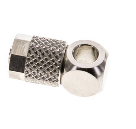 Conector Latón Niquelado 6x4 & M5 de Rosca [5 Piezas]