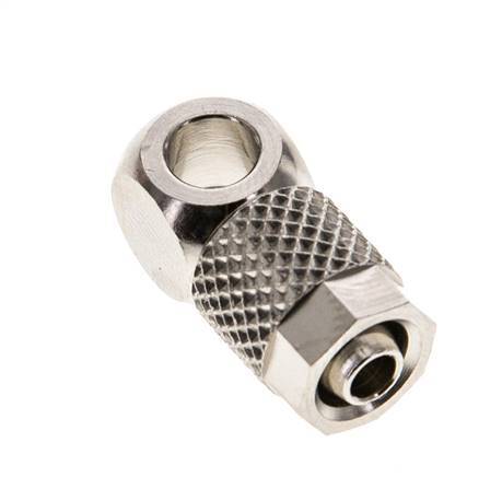 Conector Latón Niquelado 6x4 & M5 de Rosca [5 Piezas]