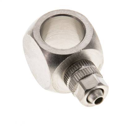 Conector Latón Niquelado 4,3x3 & G1/8'' de Rosca [2 piezas]