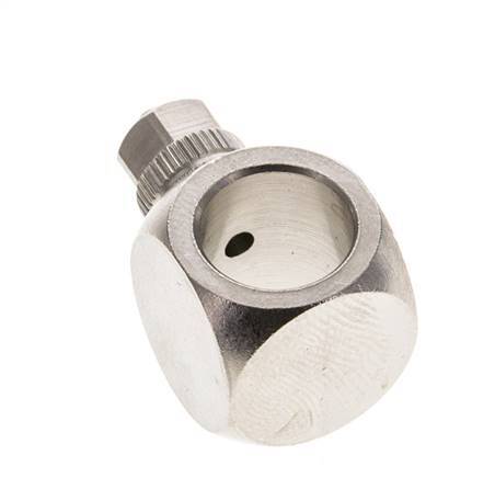 Conector Latón Niquelado 4,3x3 & G1/8'' de Rosca [2 piezas]