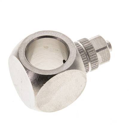 Conector Latón Niquelado 4,3x3 & G1/8'' de Rosca [2 piezas]