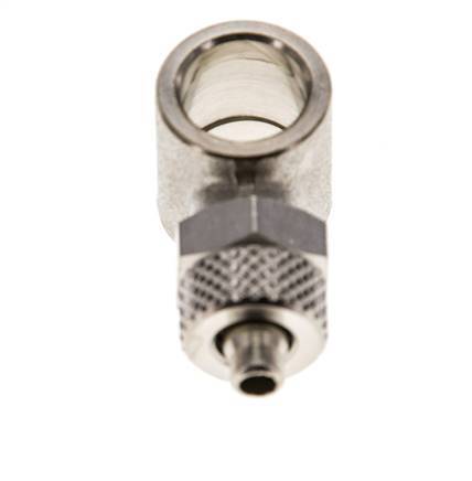 Conector Latón Niquelado 6x4 & G1/8'' de Rosca [2 piezas]