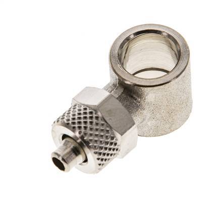 Conector Latón Niquelado 6x4 & G1/8'' de Rosca [2 piezas]