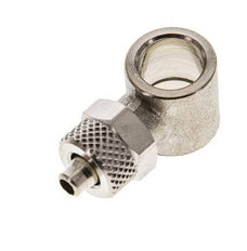Conector Latón Niquelado 6x4 & G1/8'' de Rosca [2 piezas]