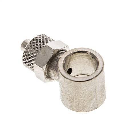Conector Latón Niquelado 6x4 & G1/8'' de Rosca [2 piezas]