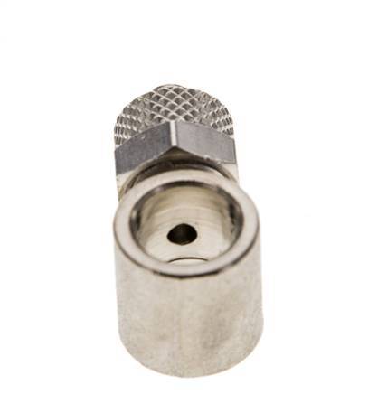 Conector Latón Niquelado 6x4 & G1/8'' de Rosca [2 piezas]
