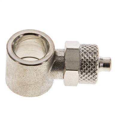 Conector Latón Niquelado 6x4 & G1/8'' de Rosca [2 piezas]