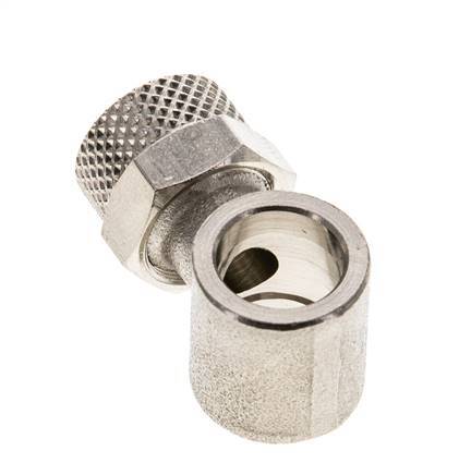 Conector Latón Niquelado 8x6 & G1/8'' de Rosca [2 piezas]