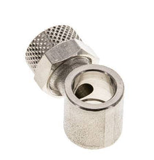Conector Latón Niquelado 8x6 & G1/8'' de Rosca [2 piezas]