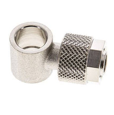 Conector Latón Niquelado 10x8 & G1/8'' de Rosca [2 piezas]