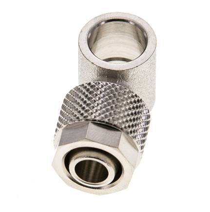 Conector Latón Niquelado 10x8 & G1/8'' de Rosca [2 piezas]