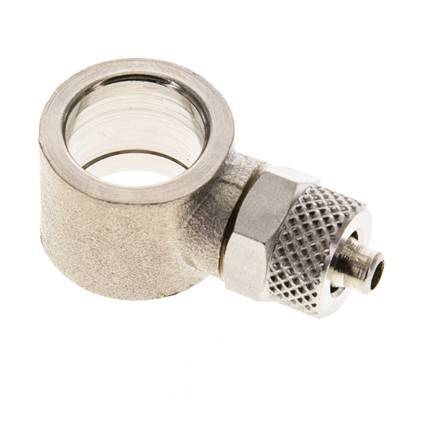Conector Banjo de Latón Niquelado 6x4 & G1/4'' de Rosca [2 piezas]