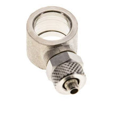 Conector Banjo de Latón Niquelado 6x4 & G1/4'' de Rosca [2 piezas]