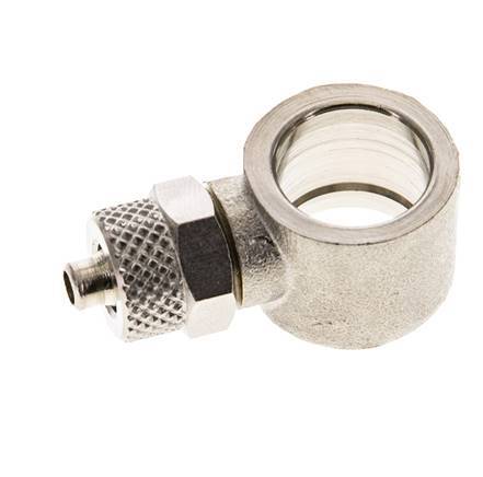 Conector Banjo de Latón Niquelado 6x4 & G1/4'' de Rosca [2 piezas]