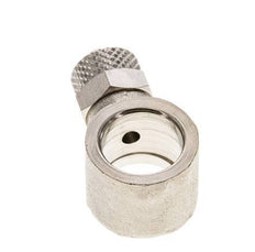 Conector Banjo de Latón Niquelado 6x4 & G1/4'' de Rosca [2 piezas]