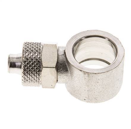 Conector Latón Niquelado 8x6 & G1/4'' de Rosca [2 piezas]