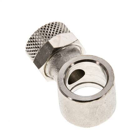 Conector Banjo de Latón Niquelado 10x8 & G1/4'' de Rosca [2 piezas]