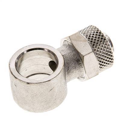 Conector Banjo de Latón Niquelado 10x8 & G1/4'' de Rosca [2 piezas]
