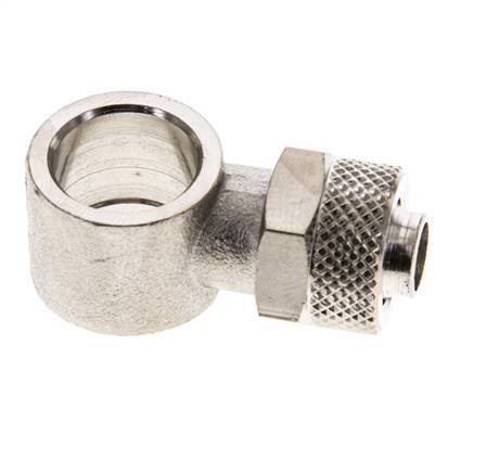 Conector Banjo de Latón Niquelado 10x8 & G1/4'' de Rosca [2 piezas]
