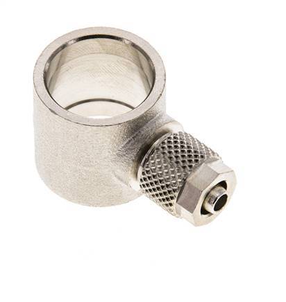 Conector Latón Niquelado 6x4 & G3/8'' de Rosca [2 piezas]