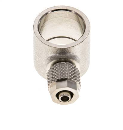 Conector Latón Niquelado 6x4 & G3/8'' de Rosca [2 piezas]