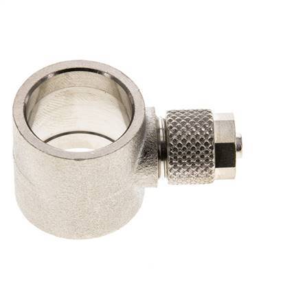 Conector Latón Niquelado 6x4 & G3/8'' de Rosca [2 piezas]