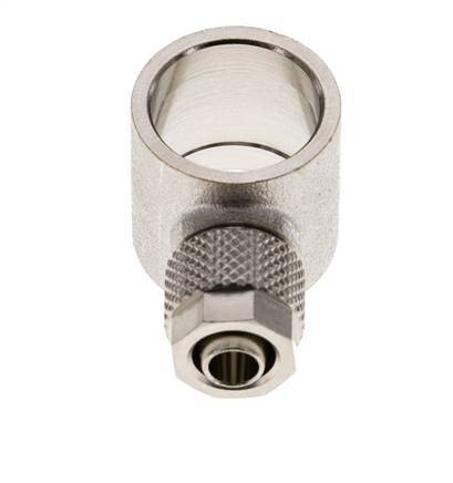 Conector Latón Niquelado 8x6 & G3/8'' de Rosca [2 piezas]