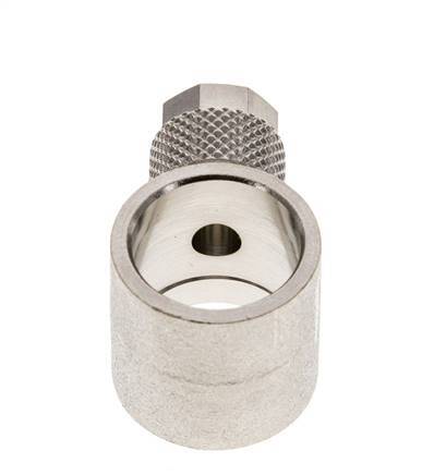 Conector Latón Niquelado 8x6 & G3/8'' de Rosca [2 piezas]