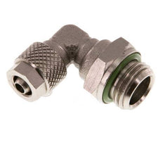 Codo de Latón Niquelado 6x4 & G1/4'' Rosca Macho FKM Giratoria [2 piezas]