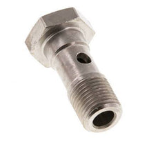 Perno Banjo de Latón Niquelado de 1 vía Rosca Macho G1/8'' L24mm [5 piezas]