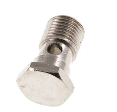Perno Banjo de Latón Niquelado de 1 vía Rosca Macho G1/4'' L25mm [2 piezas]