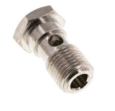Perno Banjo de Latón Niquelado de 1 vía Rosca Macho G1/4'' L25mm [2 piezas]