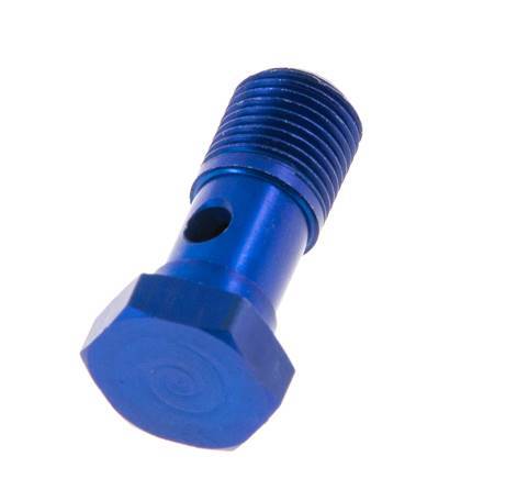 Perno banjo de Aluminio de 1 vía Rosca Macho G1/8'' L23mm [5 piezas]