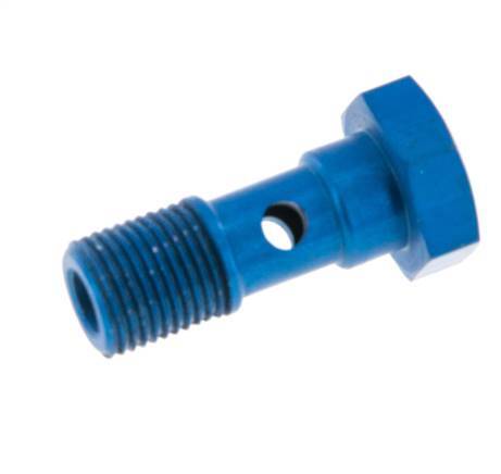 Perno banjo de Aluminio de 1 vía Rosca Macho G1/8'' L25mm [5 piezas]