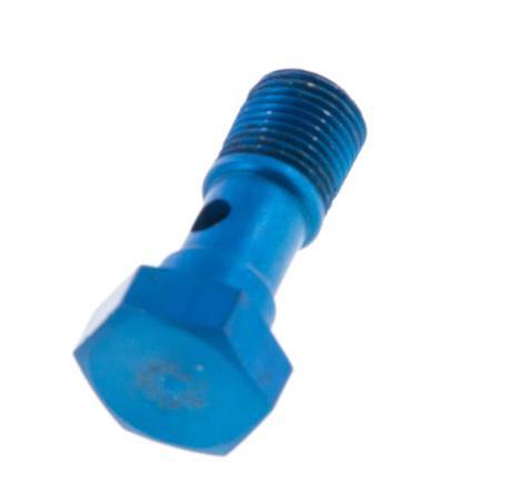 Perno banjo de Aluminio de 1 vía Rosca Macho G1/8'' L25mm [5 piezas]