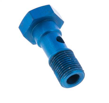 Perno banjo de Aluminio de 1 vía Rosca Macho G1/8'' L25mm [5 piezas]