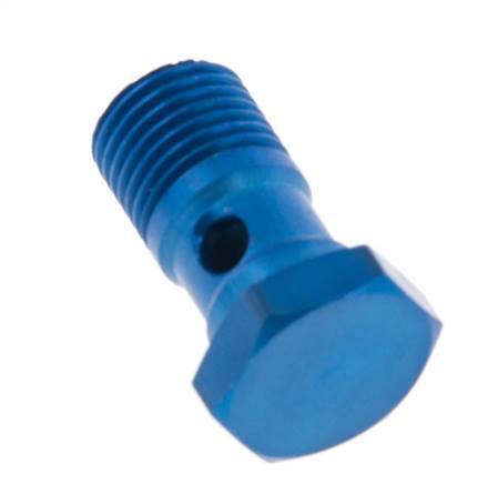 Perno Banjo de Aluminio de 1 vía Rosca Macho G1/4'' L25mm [5 Piezas]