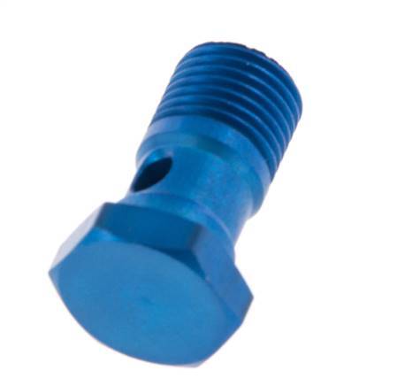 Perno Banjo de Aluminio de 1 vía Rosca Macho G1/4'' L25mm [5 Piezas]