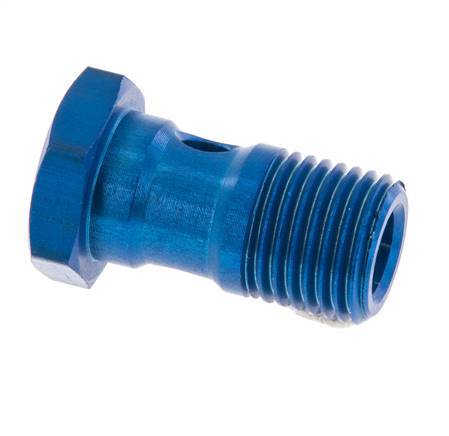 Perno Banjo de Aluminio de 1 vía Rosca Macho G1/4'' L25mm [5 Piezas]